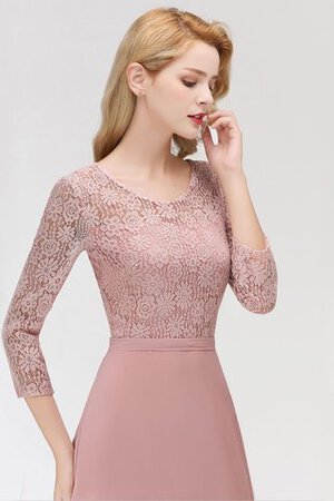 Robe de bal avec chiffon accrocheur avec ruban romantique longue - Photo 6