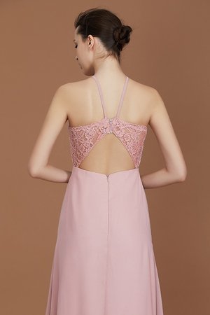 Robe demoiselle d'honneur en chiffon splendide de princesse avec zip naturel - Photo 8