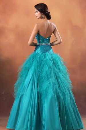 Trägerloser Ausschnitt A Linie Quinceanera Kleid mit Rüschen - Bild 6