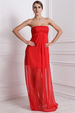 Robe demoiselle d'honneur avec chiffon a-ligne avec zip avec perle de bustier - Photo 22