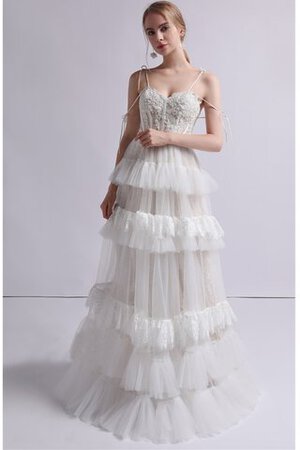 Abito da sposa stupefacente a sala in pizzo cerniera lungo lusso - Foto 4