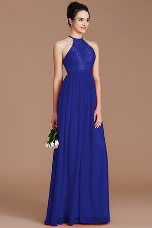 Prinzessin Normale Taille Reißverschluss Neckholder Chiffon Brautjungfernkleid - Bild 30