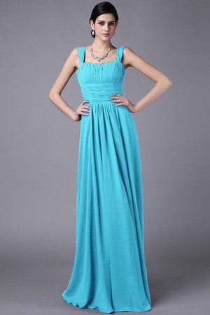 Plissiertes Reißverschluss Anständiges Bodenlanges Brautjungfernkleid aus Chiffon - Bild 3