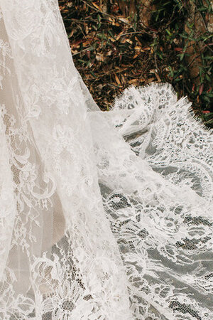 Abito da sposa conservatore lunghi naturale carina spazzola treno convenzionale - Foto 3