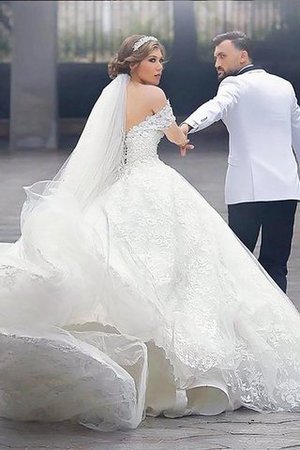 Elegante Vestido de Novia de Corte Evasé en Tul de Encaje Adorno - Foto 2