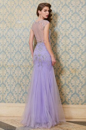 Ärmellos Normale Taille Meerjungfrau Stil Anständiges Bodenlanges Abendkleid - Bild 2