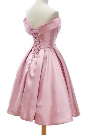 Robe fête de la rentrée romantique plissage femme branché epaule nue avec lacets - Photo 2