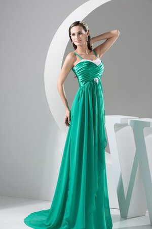 Abito da Sera in Chiffon con Piega Conotta A Terra - Foto 5