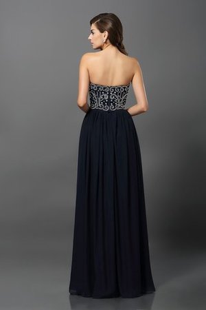 Prinzessin Ärmelloses Reißverschluss Bezauberndes Bodenlanges Abendkleid - Bild 2
