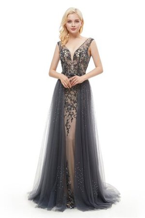 Robe de bal décolleté dans le dos avec perle chaming classique solennel - Photo 7