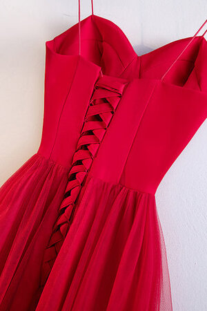 Spaghetti Träger Ausgezeichnet Konservatives Pompöse Stilvolles Brautjungfernkleid - Bild 6