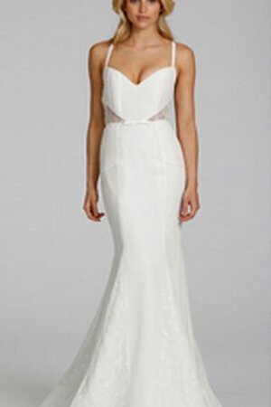 Vestido de Novia de Corte Sirena de Criss Cross de Cola Corte de Largo de Blusa plisada - Foto 4