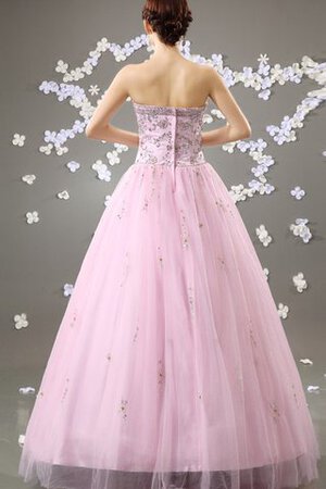 Robe de quinceanera textile en tulle de bustier avec perle - Photo 2