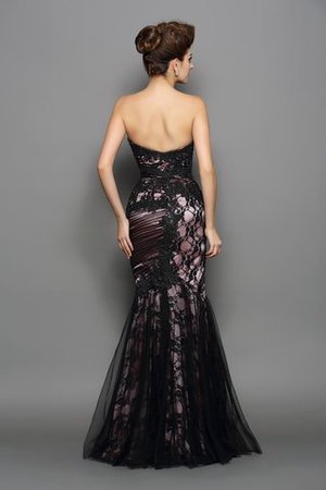 Abito da Sera Seducente con Applique in Raso Satin Elastico Cuore Alta Vita - Foto 2
