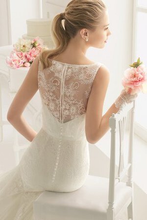 Robe de mariée chic spécial avec sans manches sans empire de sirène - Photo 3