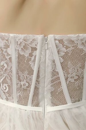Abito da sposa appariscente in tulle particolare in pizzo sensuale senza maniche - Foto 3