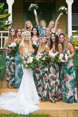 Abito da Sposa sensuale favola Cerniera Tubino con Applique V-Scollo - Foto 6