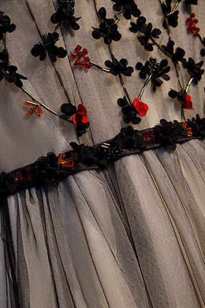 Robe de bal splendide cordon avec fleurs longue romantique - Photo 5
