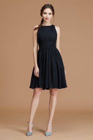 Prinzessin Einzigartig Natürliche Taile A-Line Reißverschluss Brautjungfernkleid - Bild 3