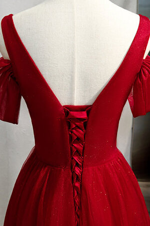 Ärmelloses A Linie Fantastisch Vintage Konservatives Ballkleid - Bild 5