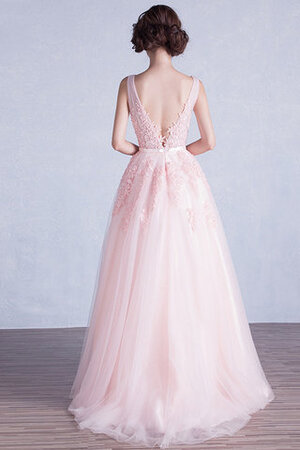 Elegante Vestido de Fiesta de Corte-A de Abalorio de Brillante - Foto 5
