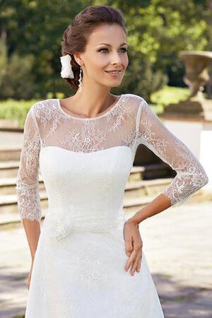 Modesto Vestido de Novia de con Lentejuelas de Flores de Playa - Foto 3
