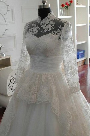 Robe de mariée eclaté en organza avec chiffon ligne a en taffetas - Photo 3