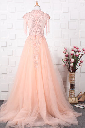 A-Linie Queen Neckline Ziemlich Ärmelloses Ausgefallenes Brautkleid - Bild 5