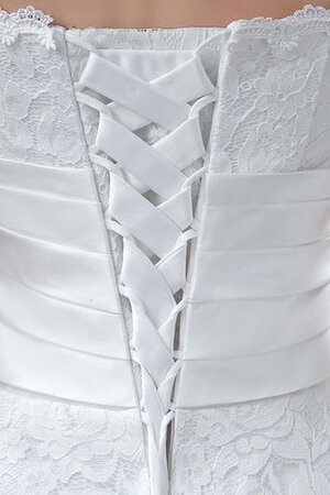 Robe de mariée charmeuse simple naturel avec sans manches en chiffon - Photo 3