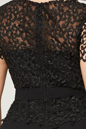 Normale Taille Glamourös Spitze Romantisches Ballkleid mit Bordüre - Bild 6