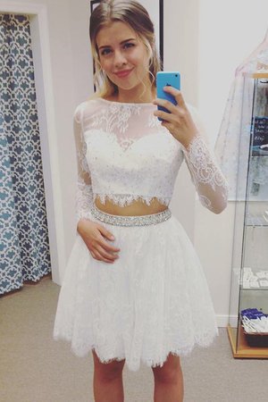 Robe de cocktail de princesse col en bateau 2 pice fabuleux bref - Photo 1