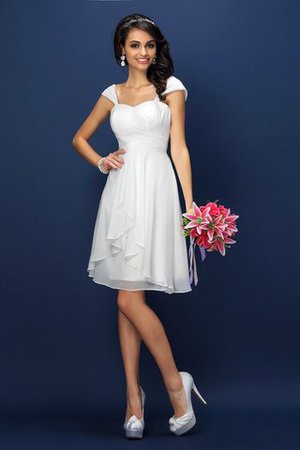 Abito da Damigella in Chiffon con Piega Conotta A-Line Principessa - Foto 1
