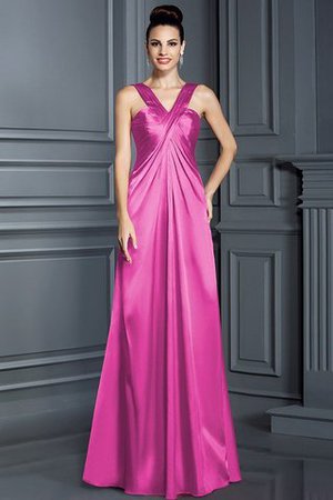 Spaghetti Träger A Linie Ärmelloses Empire Taille Anständiges Brautjungfernkleid - Bild 12