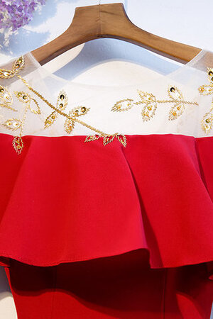 Vestido de Cóctel de Corte-A de Natural de Angelical de Volante - Foto 3