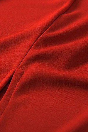 Abito da Cocktail con Piega Semplice con Increspato Cerniera al ginocchio sensuale - Foto 3