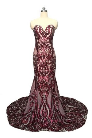 Abito da sposa bella in pizzo retro in stain elastico naturale spazzola treno - Foto 11
