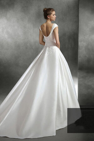 Vestido de Novia de Atractivo de Largo de Natural de Cola Corte - Foto 2
