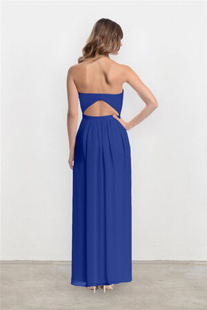 Robe demoiselle d'honneur morden avec zip impressioé naturel luxueux - Photo 2