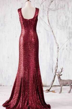 Glamouroso&Dramatico Vestido de Dama de Honor de Cremallera de Escote Cuadrado - Foto 3