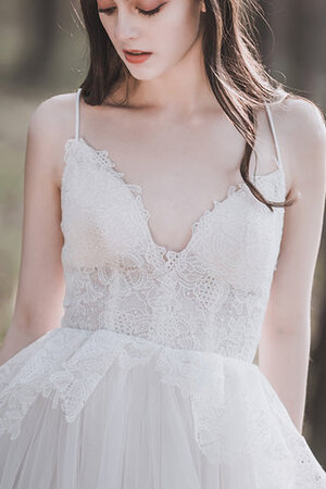 Abito da sposa in pizzo originale pudica principessa appariscente a sala - Foto 7