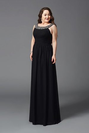 Robe de bal formelle col u profond fermeutre eclair en grandes tailles a-ligne - Photo 6