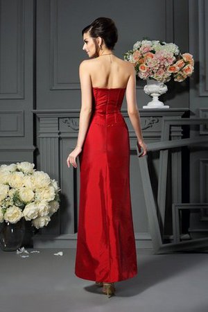 Abito mamma Sposa in Taffeta A-Line Cerniera Naturale Lungo - Foto 4