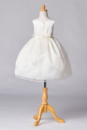 Robe de cortège enfant plissage de mode de bal de lotus avec fleurs avec sans manches - Photo 2