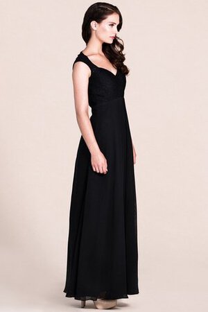 Robe demoiselle d'honneur plissé luxueux fermeutre eclair v encolure - Photo 2