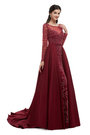 Natürliche Taile Beliebt Anständiges Pompöse Ballkleid mit Reißverschluss - Bild 2