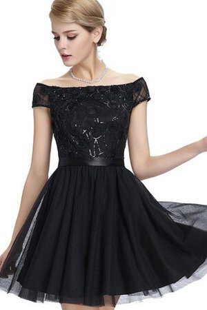 Robe de bal distinguee bref brillant naturel d'epaule ecrite - Photo 4