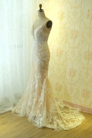 Robe de mariée en dentelle longueru au niveau de sol splendide longue modeste - Photo 2