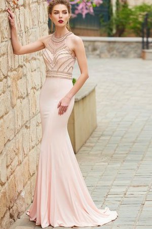 Normale Taille Schaufel-Ausschnitt Reißverschluss Etui Anständiges Abendkleid - Bild 3