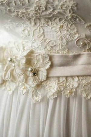 Abito da Sposa in Pizzo lusso A-Line Semplice Formale E Informale A Terra - Foto 3