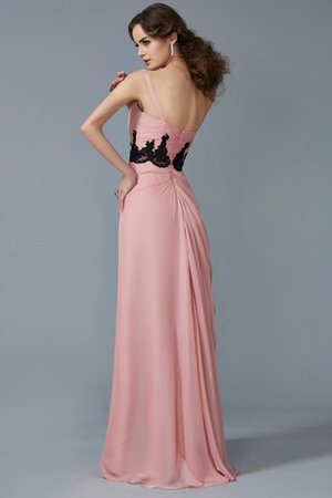 Ärmellos Stilvolles Anständiges Bodenlanges Abendkleid mit Applike - Bild 2